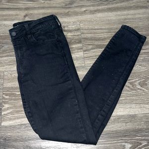 Rockstar mid rise black skinny jeans
